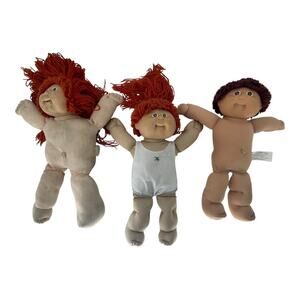 Lot of 3 original vintage Cabbage Patch Kids dolls